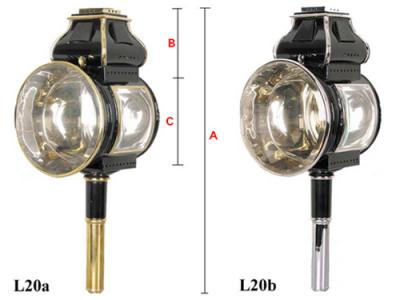 馬車ランプ/ランプ/クロム(b)--L20b