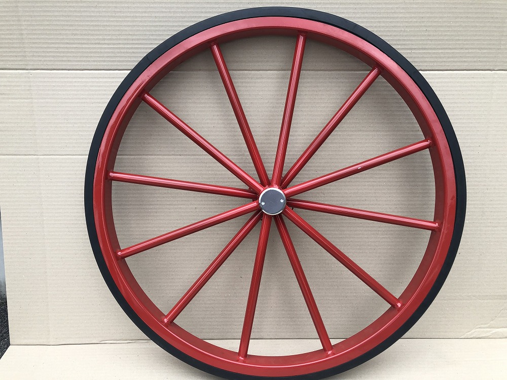 交換用「馬車車輪x4」(汎用品)【赤】