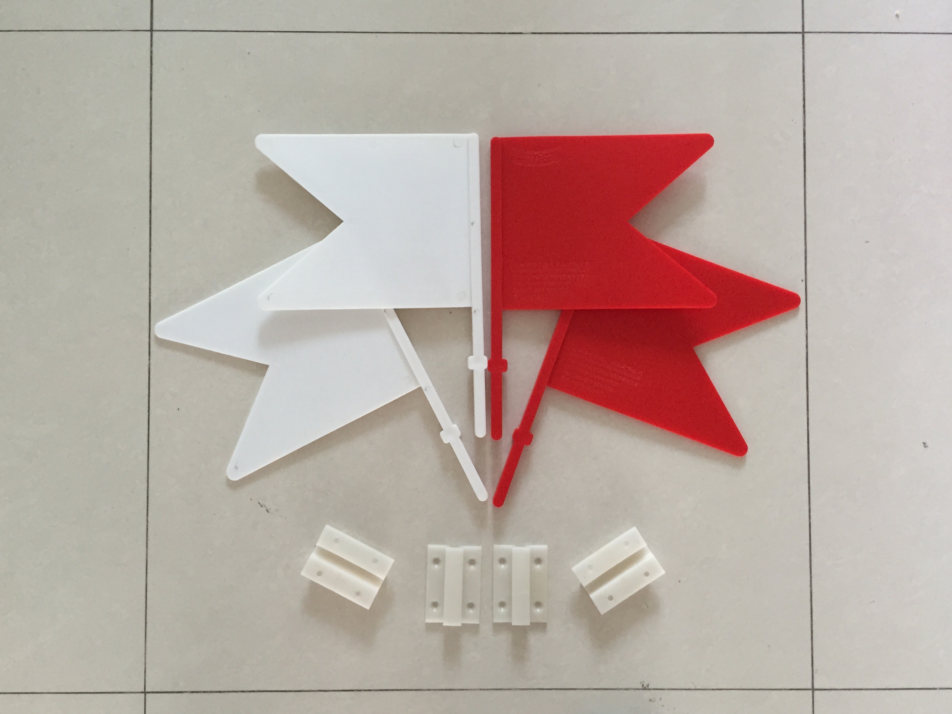 限界標旗(紅白旗)5対セット